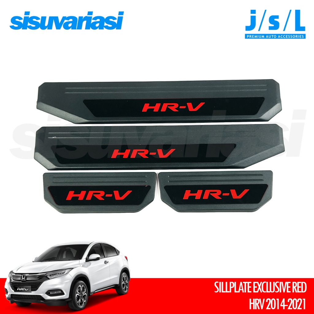 Jual Honda HRV Aksesoris JSL Sill Plate Sillplate Samping Exclusive Red