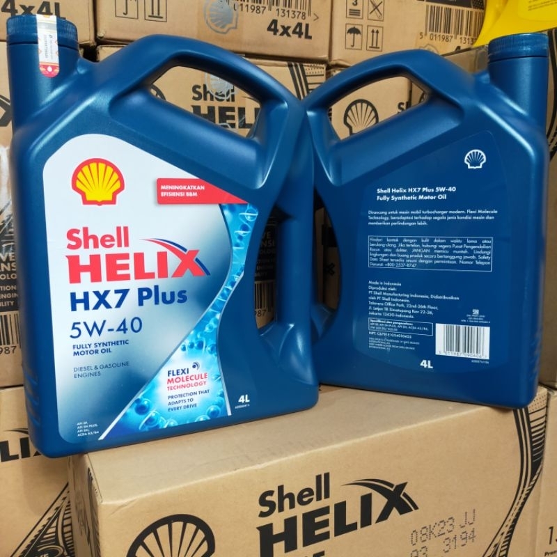 Jual Oli Shell Helix Hx Plus Galon Sae W Asli Barcode Tembus Asli