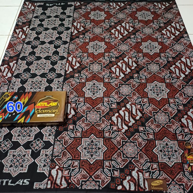 Jual Sarung Atlas Idaman Harmoni Batik Motif Bhs Batik Shopee Indonesia