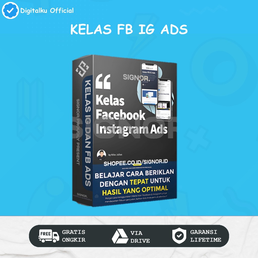 Jual Kelas Fb Ig Ads Pro Panduan Lengkap Beriklan Di Facebook