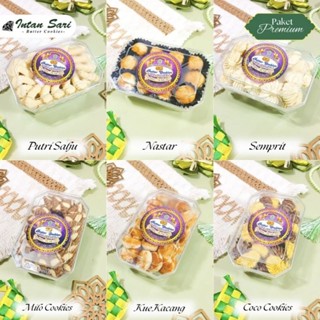 Jual PARCEL LEBARAN PAKET D KUE KERING 6 BOX INTAN SARI Premium FREE