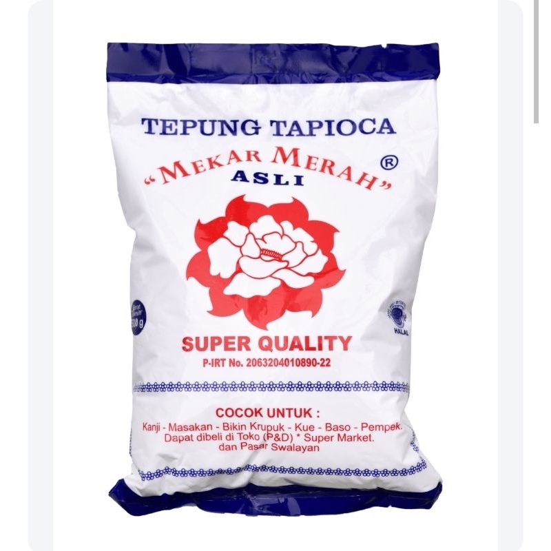 Jual Tepung Tapioka Mekar Merah Gr Tepung Aci Tepung Tapioca