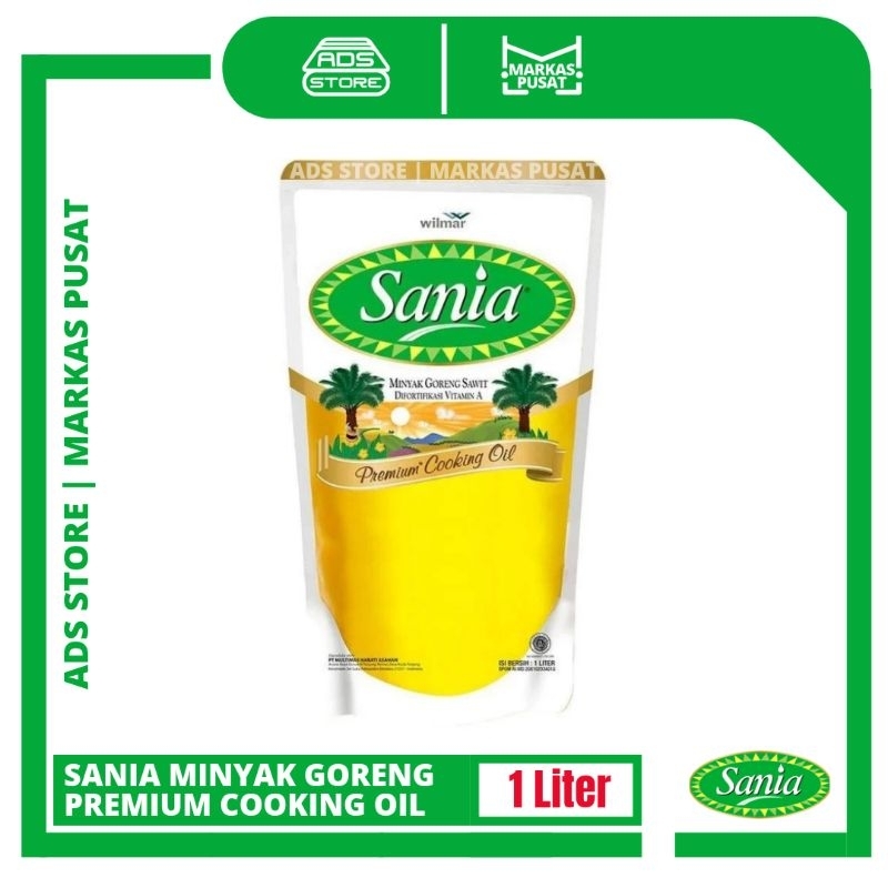 Jual Minyak Sania Liter Kemasan Pouch Minyak Goreng Sania Liter