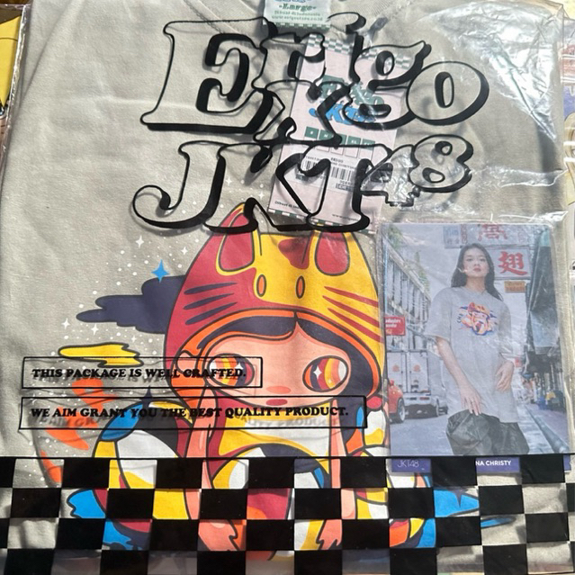 Jual T Shirt Erigo X Jkt Christy Toya Vol Photopack Shopee