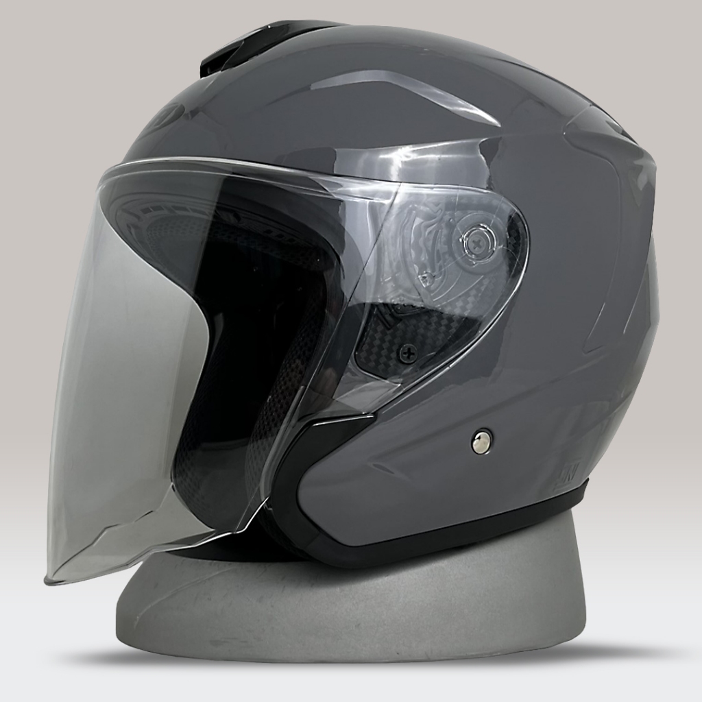 Jual Helm Half Face MLA PHANTOM KACA VISOR BENING CLEAR Helm