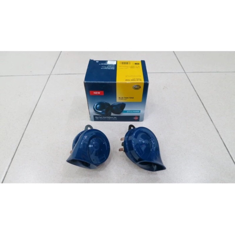 Jual KLAKSON HELLA KEONG BLUE TWIN TONE HIRN SET ORIGINAL Shopee