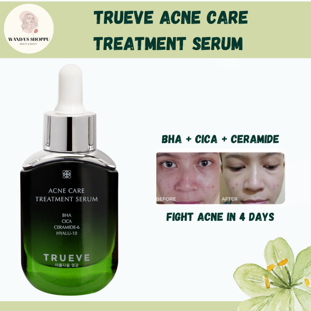 Jual Trueve Acne Treatment Serum Acne Serum Bha Cica Ml Shopee