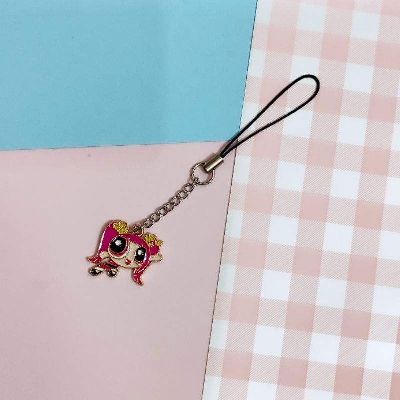 Jual Powerpuff Girls Phonestrap Gantungan Kunci Karakter Powerpuff