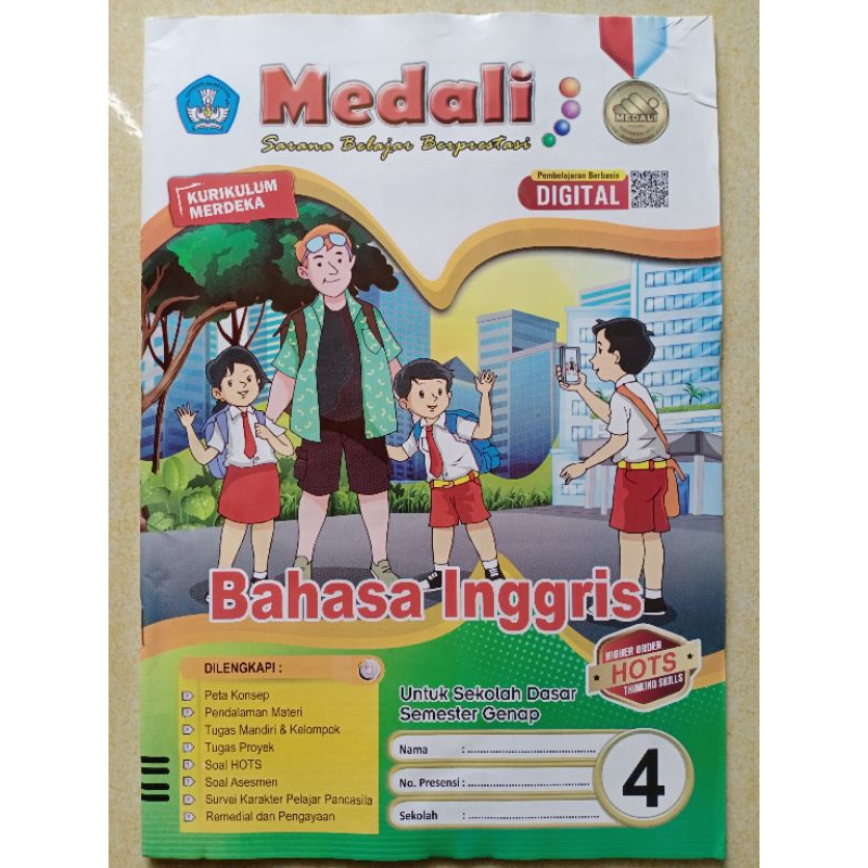 Jual Buku LKS Medali Kelas 5 SD MI Semester 1 Lembar Kerja Siswa