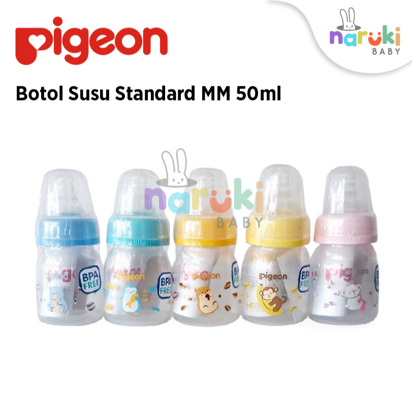 Jual Pigeon Botol Susu PP RP Standard MM 50ml 120ml 240ml Peristaltic