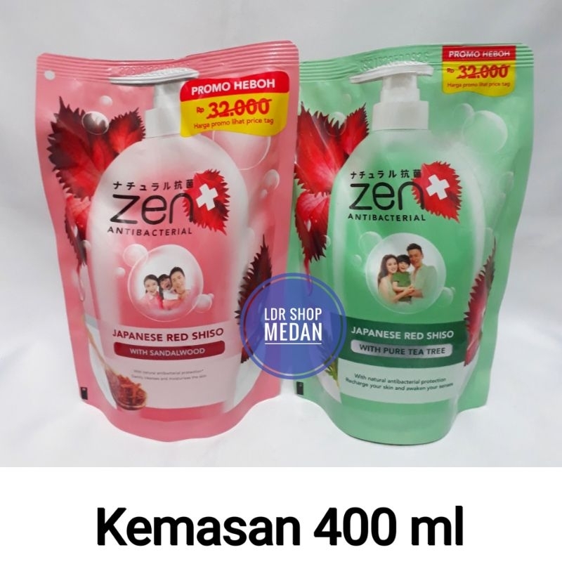 Jual ZEN Antibacterial Body Wash Sabun Mandi Cair Shiso Sandalwood