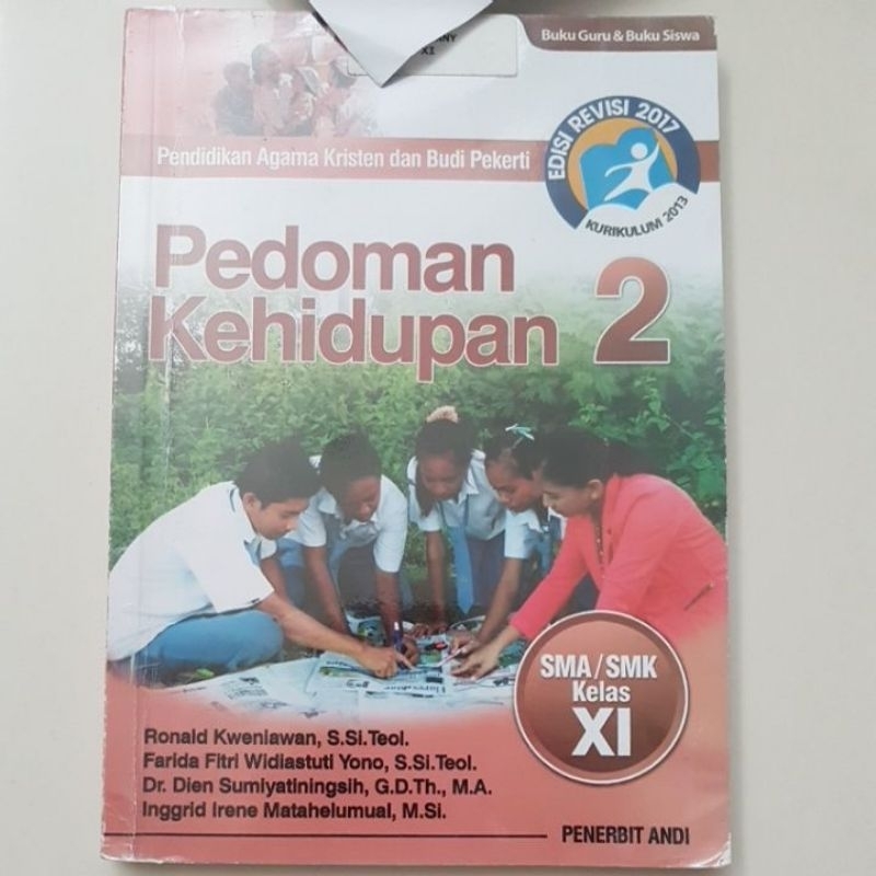 Jual Pedoman Kehidupan 2 Pendidikan Agama Kristen Dan Budi Pekerti