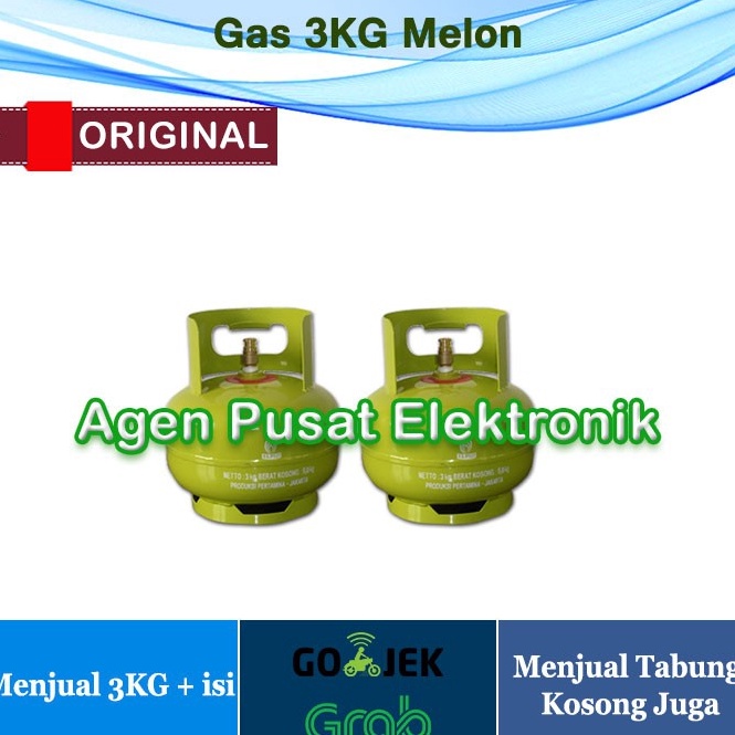 Jual Tabung Gas Full Kg Lpg Isi Kosong Melon Elpiji Shopee Indonesia