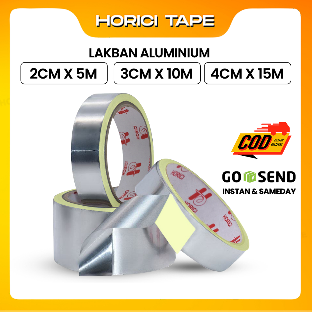 Jual Horici Lakban Aluminium Foil Tahan Panas Air Isolasi Panci