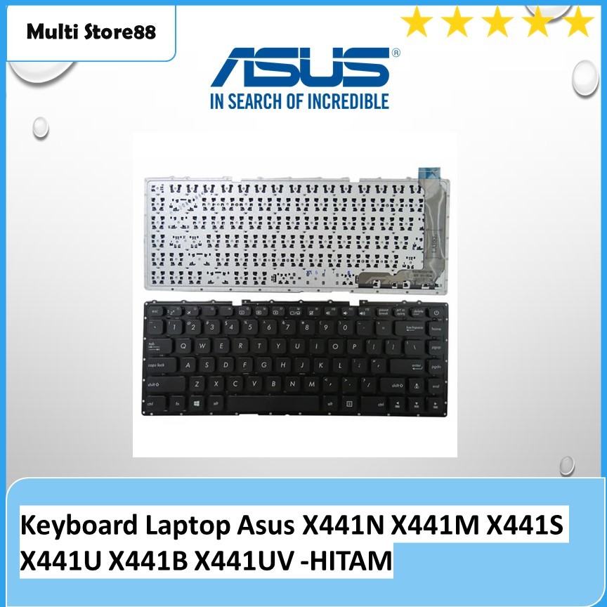 Jual Keyboard Laptop Asus X N X M X S X U X B X Uv Hitam