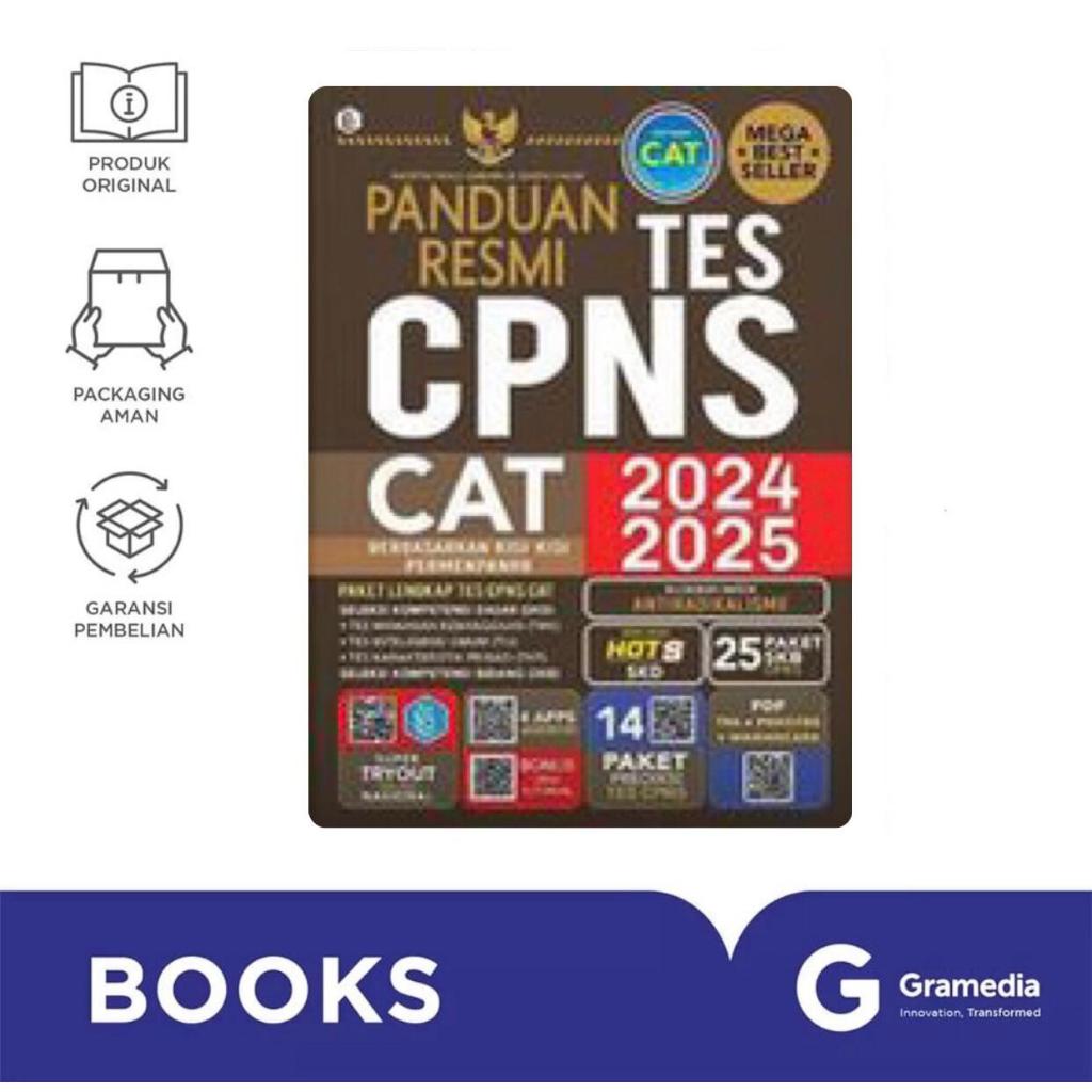 Jual Gramedia Gandaria Panduan Resmi Tes Cpns Cat Raditya