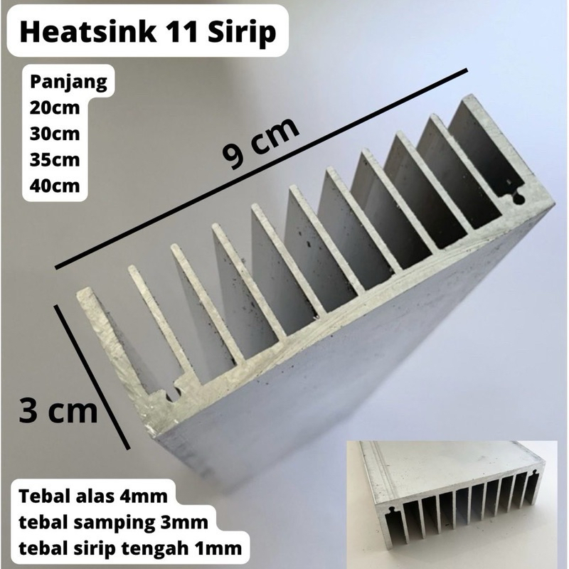 Jual Heatsink Sirip Cm Cm Aluminium Pendingin Hetsing Hs