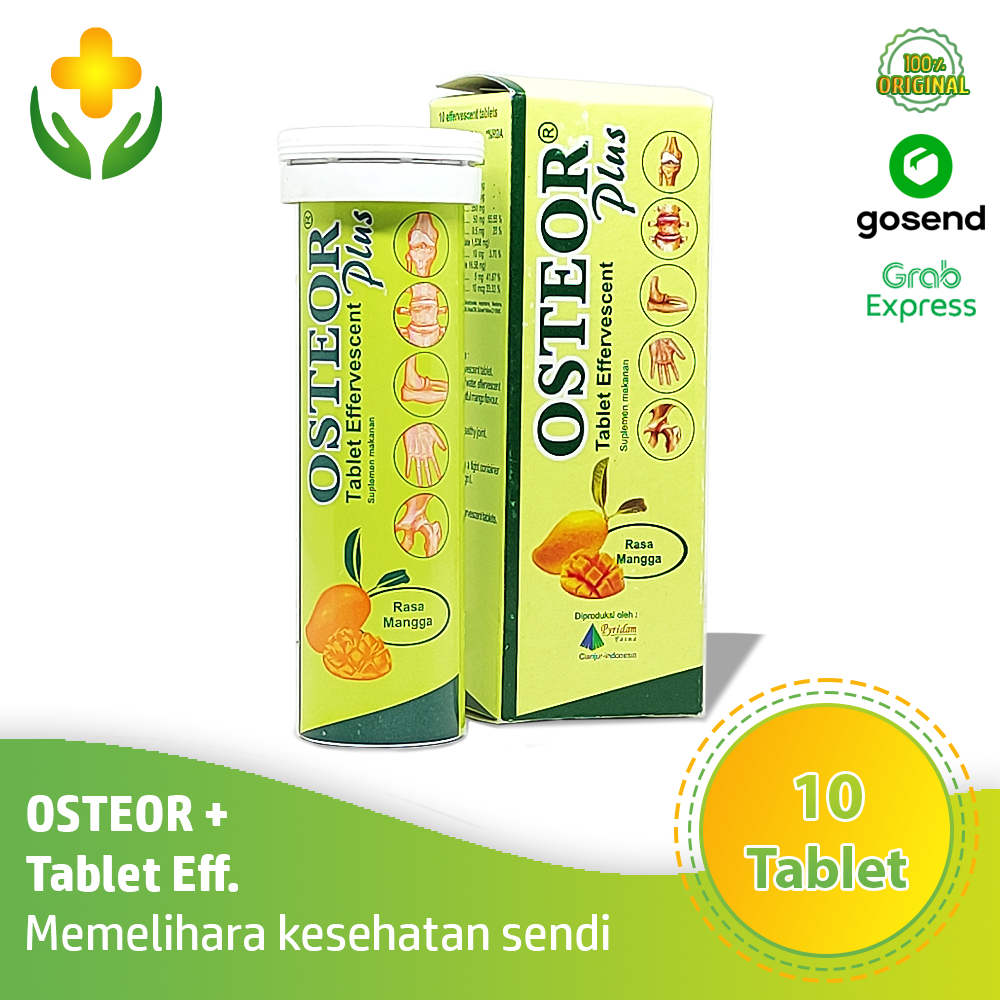 Jual Osteor Plus Tablet Effervescent Suplemen Nyeri Sendi Kaku Sendi