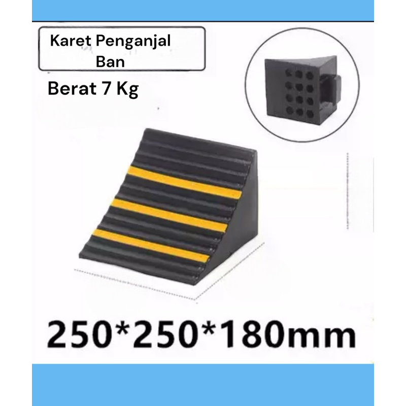 Jual Karet Ganjalan Parkir Ban Truk Truck Mobil Rubber Wheel Parking