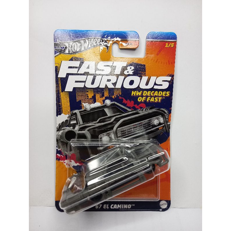 Jual Hotwheels 67 CHEVY EL CAMINO Fast Furious Decades Of Fast Shopee