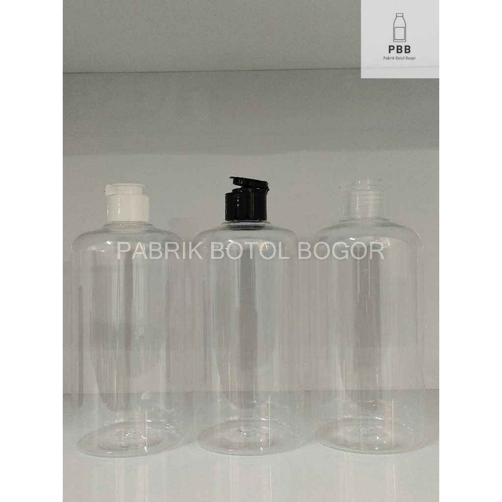 Jual Botol Br Ml Clear Fliptop Jamur Putih Hitam Clear Ml Pet