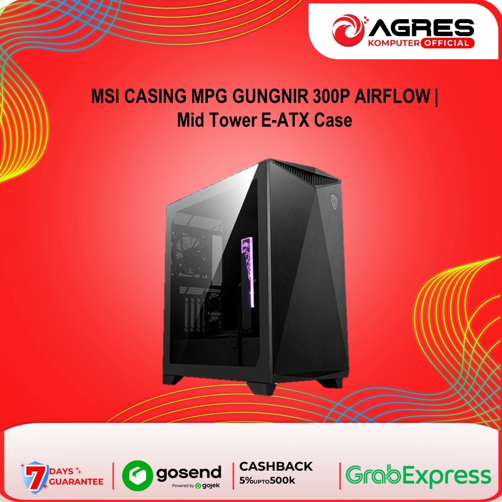 Jual Msi Casing Mpg Gungnir P Airflow Mid Tower E Atx Case