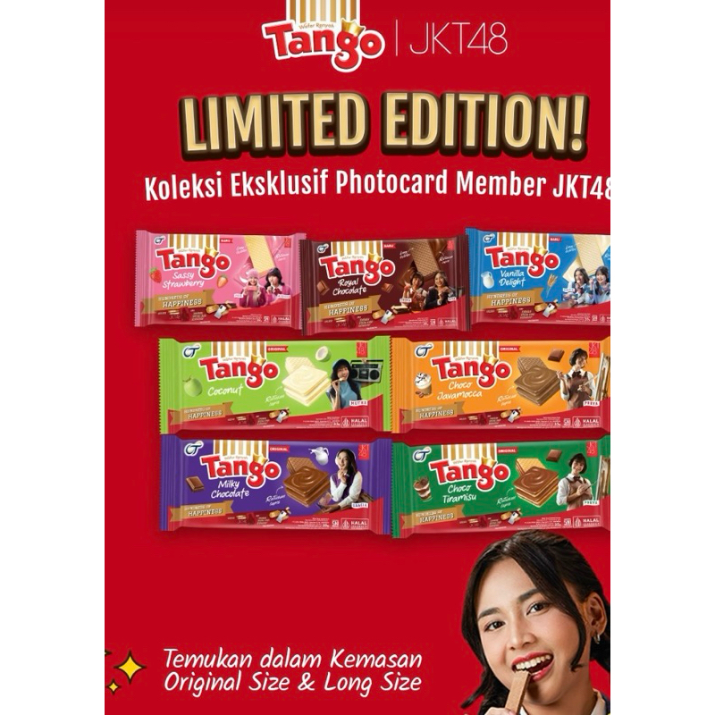 Jual Tango Wafer X JKT48 Isi 10 Bungkus Shopee Indonesia