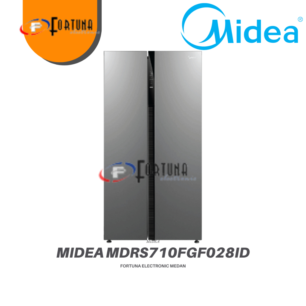 Jual MIDEA KULKAS SIDE BY SIDE 548 LITER MDRS710FGF02ID