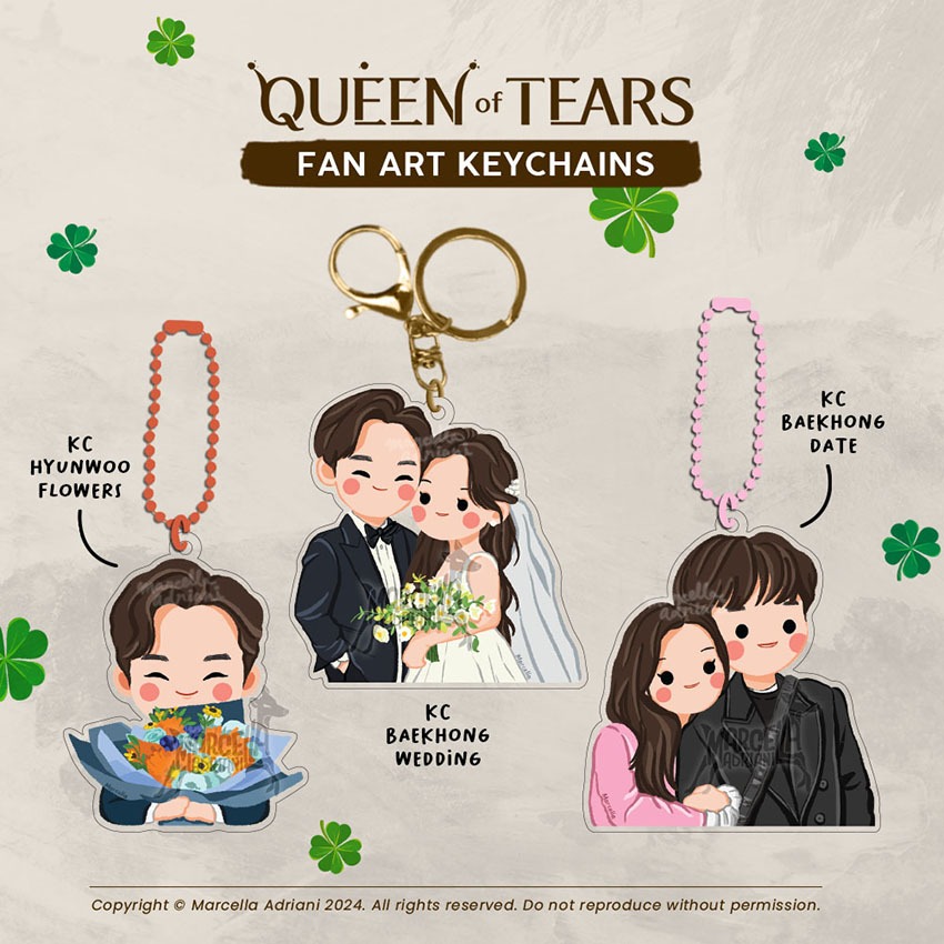 Jual Ready Stock Queen Of Tears Kdrama Fanmerch Merch Sticker