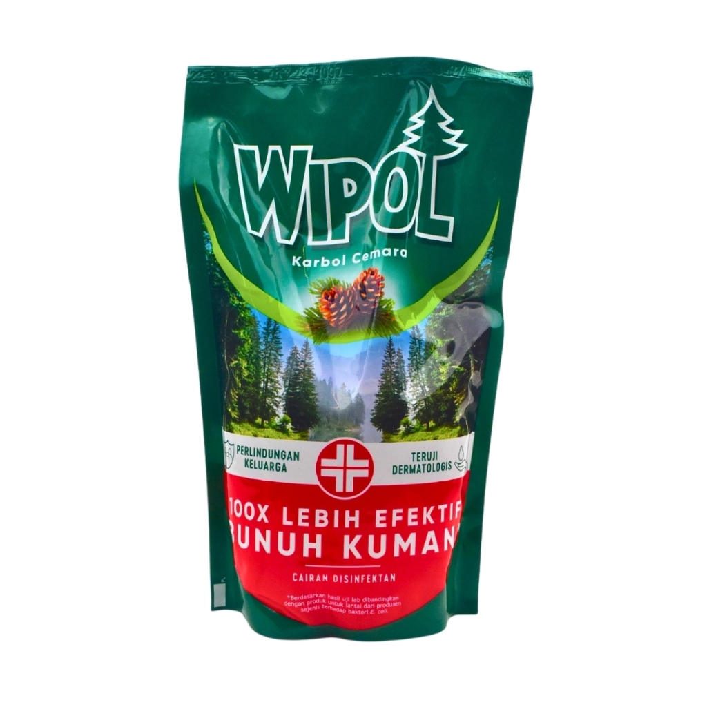 Jual PEMBERSIH LANTAI KARBOL WIPOL 750 ML POUCH REFILL ISI ULANG