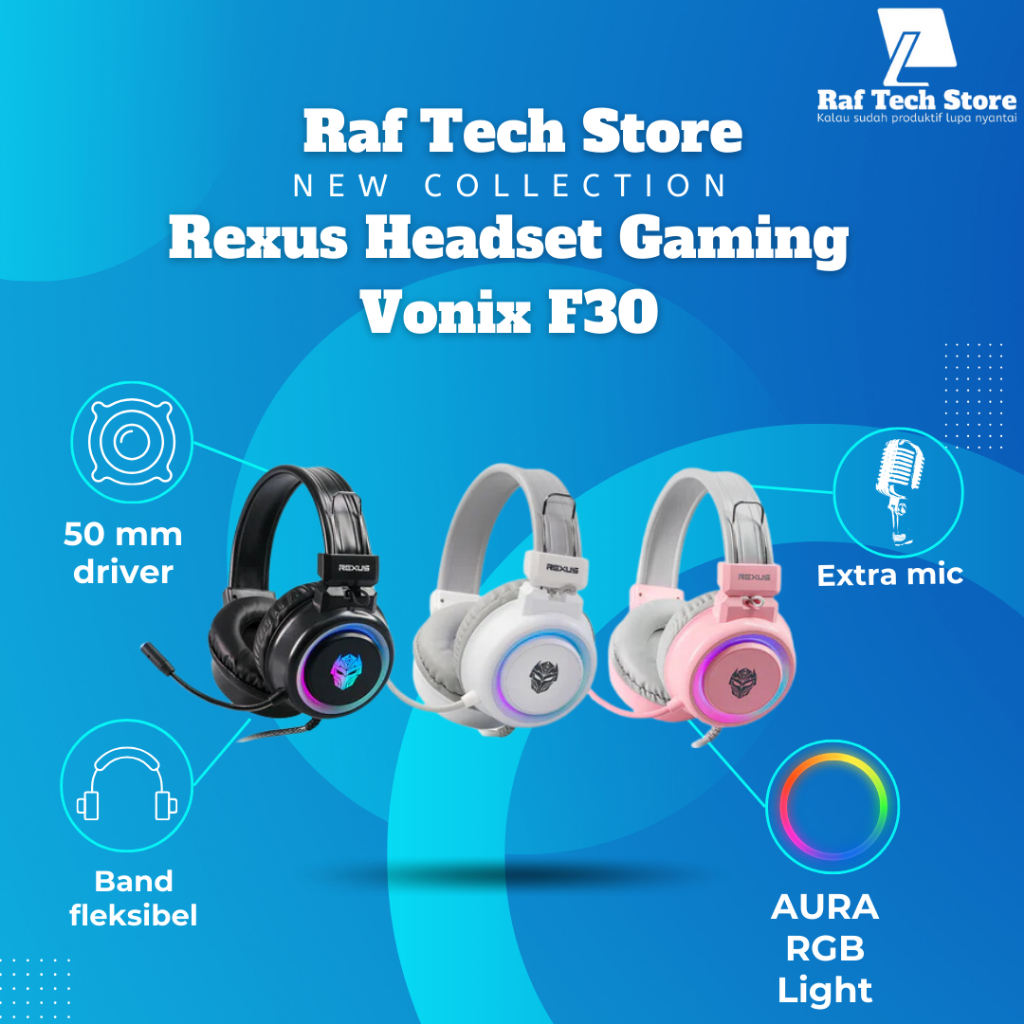 Jual Rexus Headset Gaming Vonix F Headset Rgb Headset Stereo