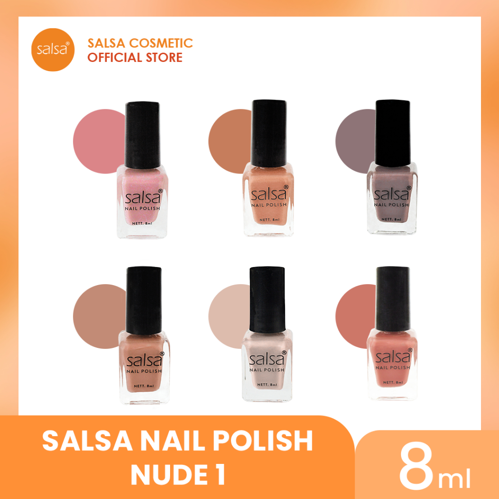 Jual SALSA Nail Polish Nude 1 Kutek Tahan Lama Cat Kuku Ecer Shopee