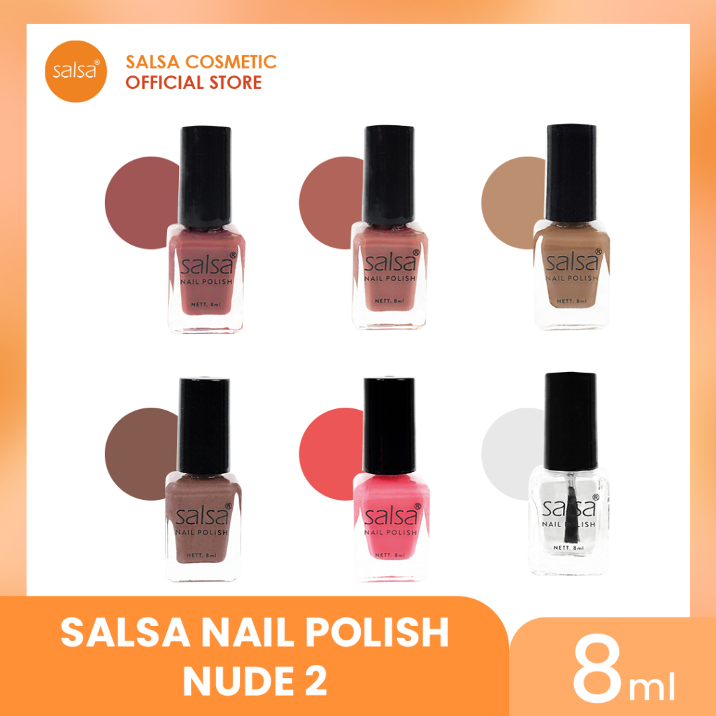 Jual SALSA Nail Polish Nude 2 Kutek Tahan Lama Cat Kuku Ecer Shopee