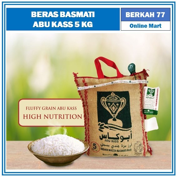 Jual Beras Basmati Abu Kass Kg Shopee Indonesia