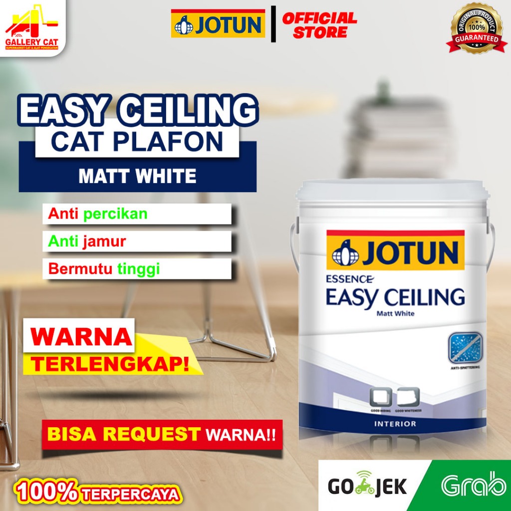 Jual Termurah Cat Plafon Jotun Essence Easy Ceiling Putih L