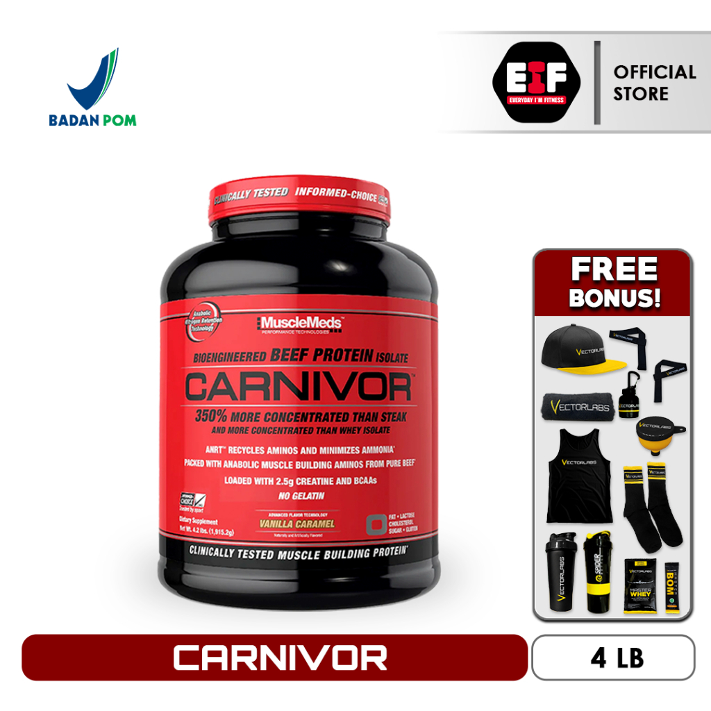 Jual Musclemeds Carnivor Lbs Isolate Beef Whey Protein Shopee