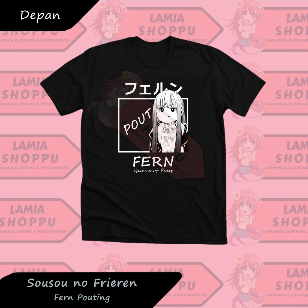 Jual LS Fern Pout Sousou No Frieren T Shirt Fern Pouting Frieren