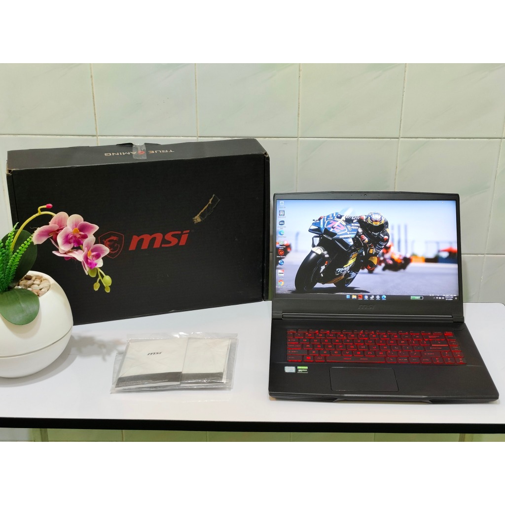 Jual MSI GF63 Thin 9SCXR Intel Core I5 Nvidia GTX 1650 Slim Gaming