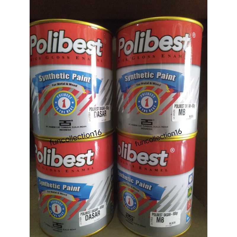 Jual Polibest Cat Dasar Kayu Besi Kaleng 0 8kg Shopee Indonesia