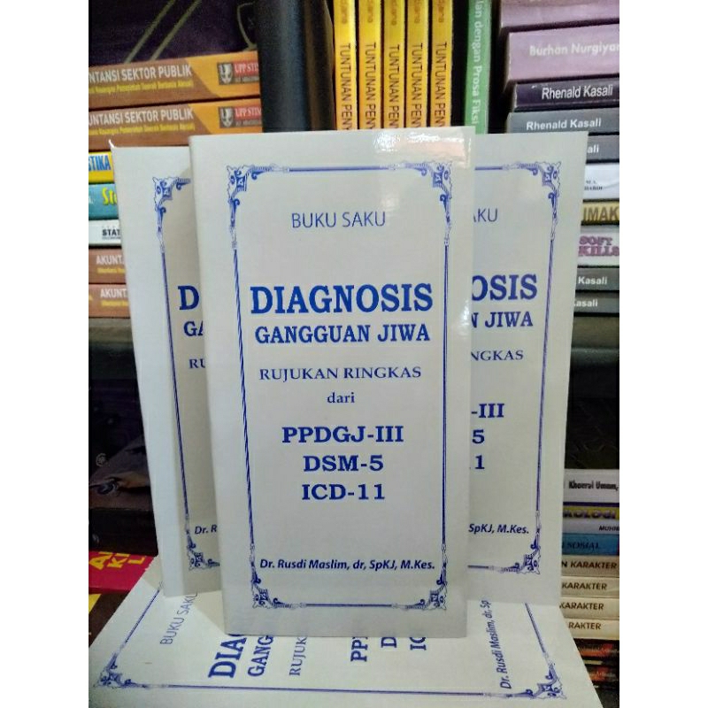 Jual Buku Saku Diagnosis Gangguan Jiwa Ppdgj Iii Dsm Icd