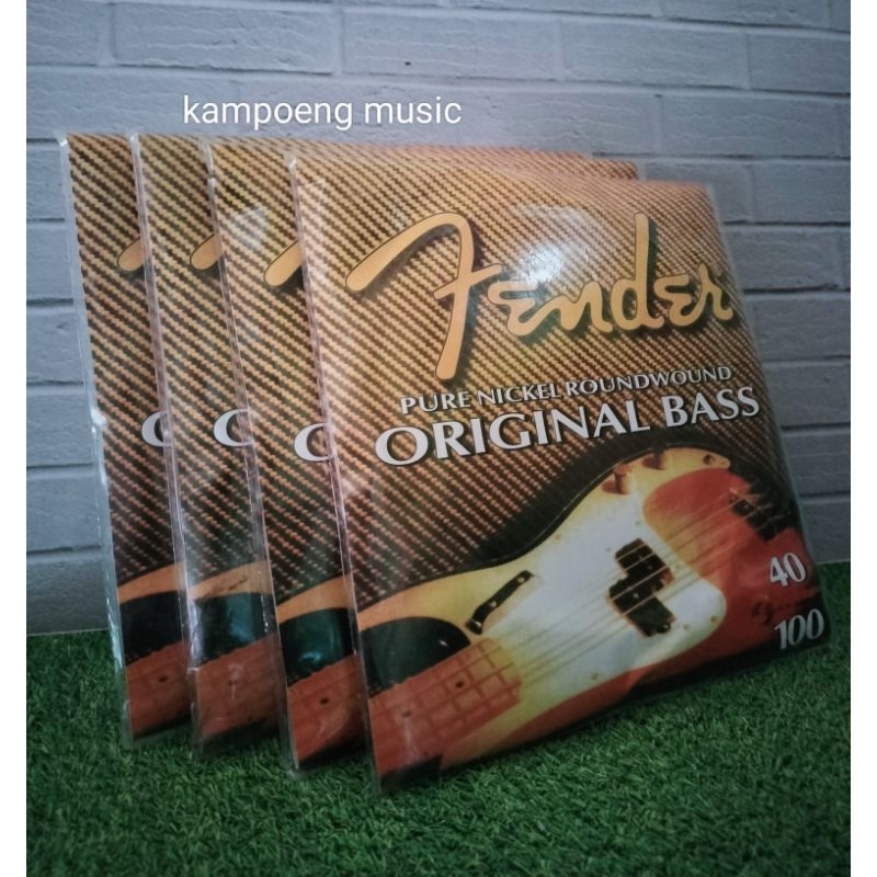 Jual Senar Bass Fender Elektrik Senar Lokal Set Shopee