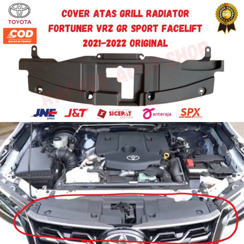 Jual COVER ATAS GRILL RADIATOR FORTUNER VRZ GR SPORT FACELIFT 2021 2022