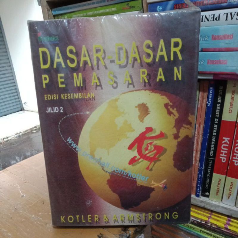 Jual Buku Dasar Dasar Pemasaran Edisi Kesembilan Jilid Kotler