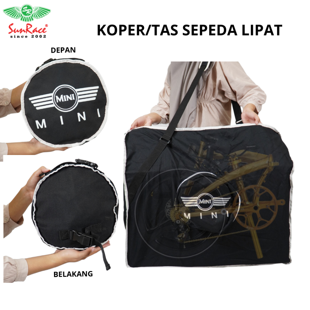 Jual TAS KOPER SEPEDA LIPAT MINI COOPER UNTUK MEMBAWA SEPEDA LIPAT 16