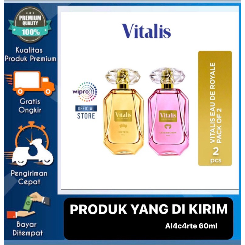 Jual Parfum Vitalis Eau De Royale 50ml Pack Shopee Indonesia