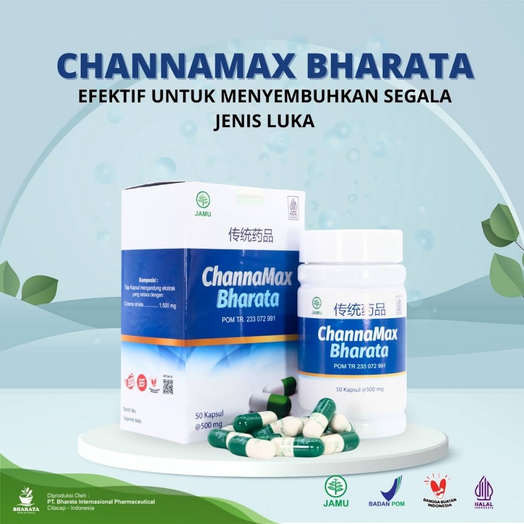 Jual Channamax Bharata Obat Luka Pasca Operasi Luka Diabetes Luka