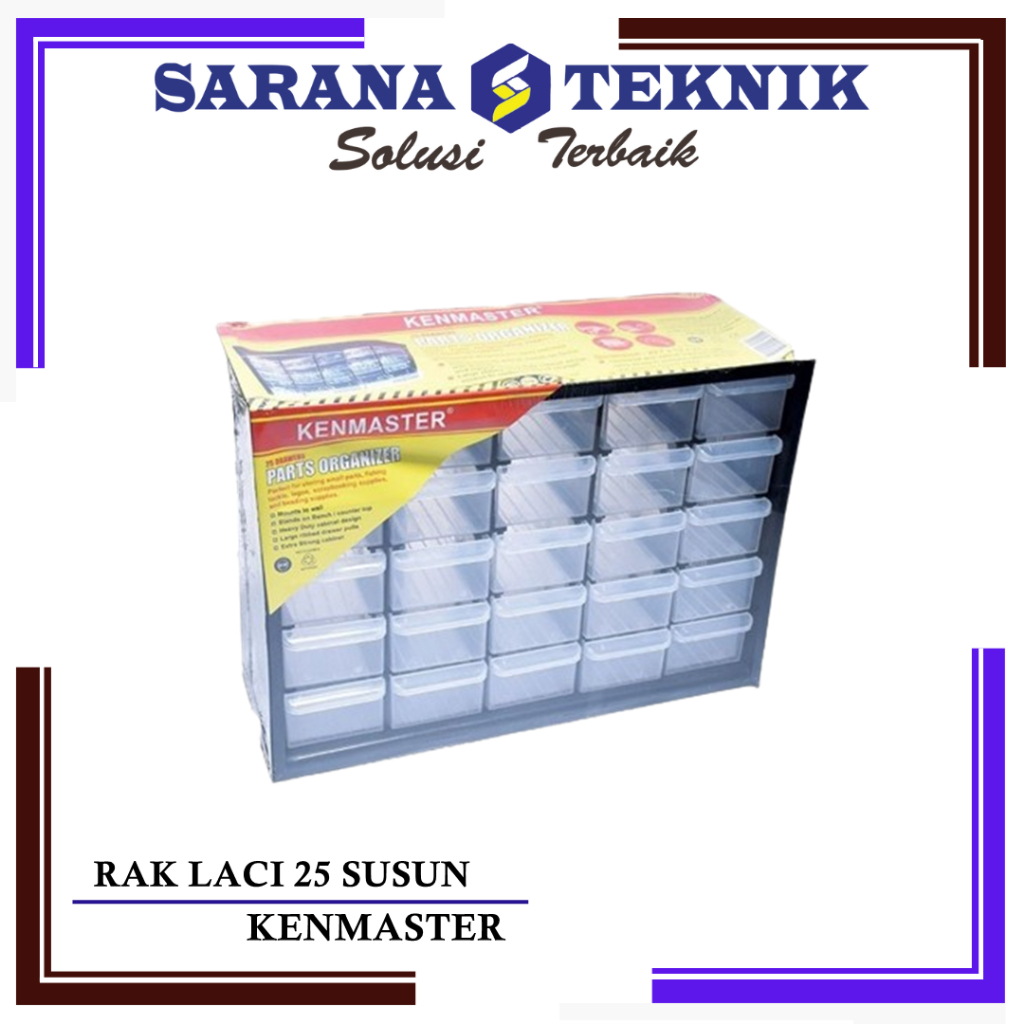 Jual RAK LACI RAK DRAWER KOTAK 15 25 SUSUN KENMASTER Shopee Indonesia