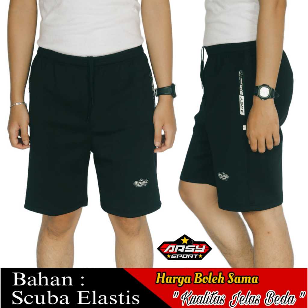 Jual Arsy Sport Celana Pendek Olahraga Gym Running Fitnes Volly Bahan