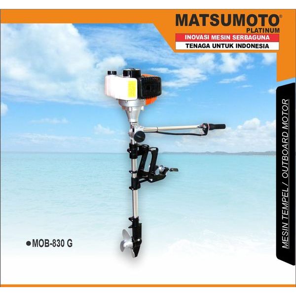 Jual Mesin Tempel Marine Outboard Motor Merk Matsumoto MOB 830 Shopee