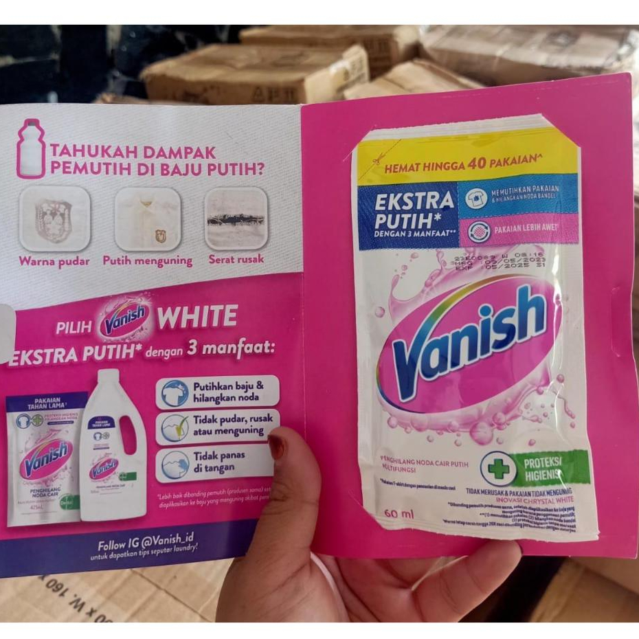 Jual Vanish 60ml Isi 6 Sachet Shopee Indonesia